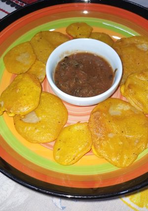 A picture of Afghan Potato Fritters.