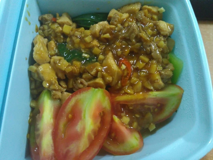 Easy Way Make Pak coy ayam bawang putih the Delicious Tasty