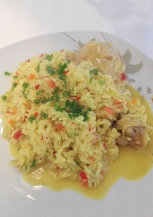 Una foto de Arroz con pollo!