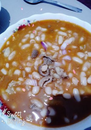 صورة لوصفة لوبيا بالكرشة 😜😜😜😍