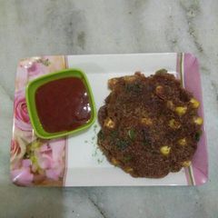 A picture of Ragi ka mini chila.