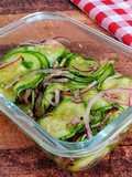 Salada de Abobrinha Crua