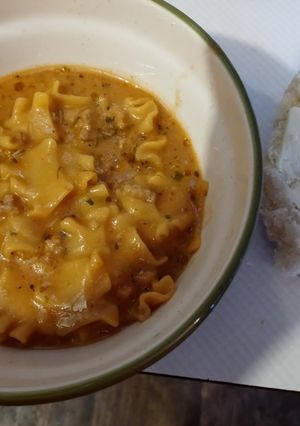 A picture of Lasagna Soup.