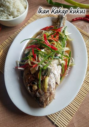 Foto resep Ikan Kakap kukus