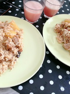 A picture of Mutton yakhni pulao.