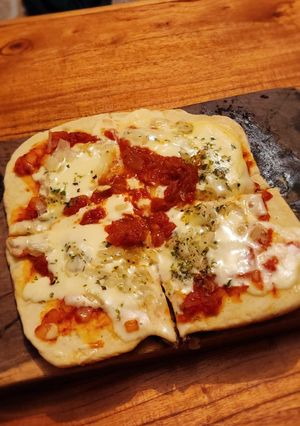 Una foto de Pizza rápida y fácil en flip