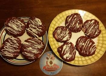 How to Prepare Appetizing Red velvet cheesecake cookies