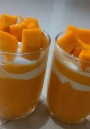Foto resep Mango Thai kekinian / jus mangga