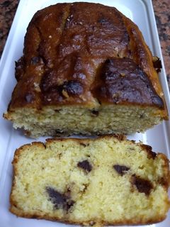 Una foto de Budín de naranja con chips de chocolate
