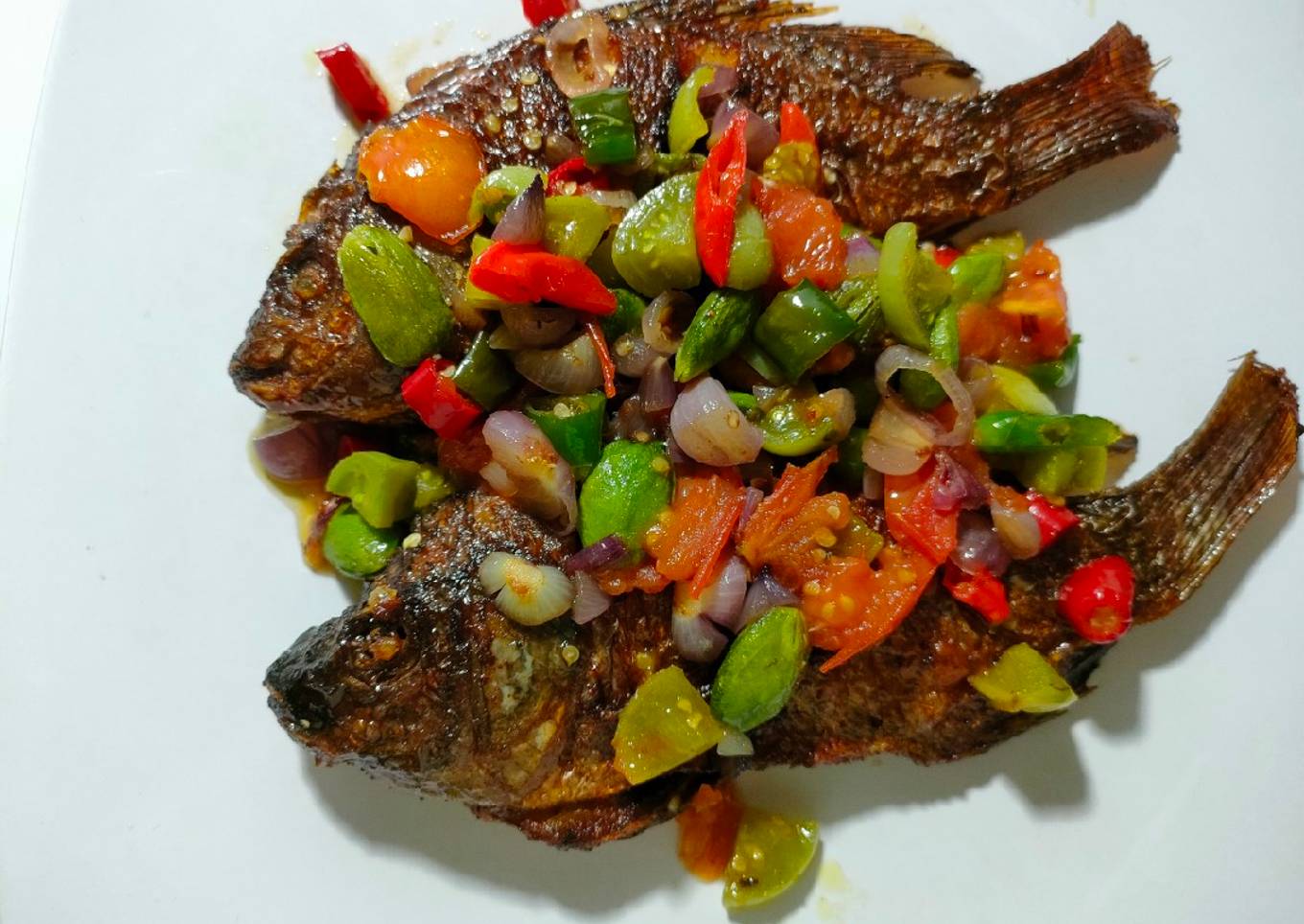 Nila Goreng Sambel Tumis