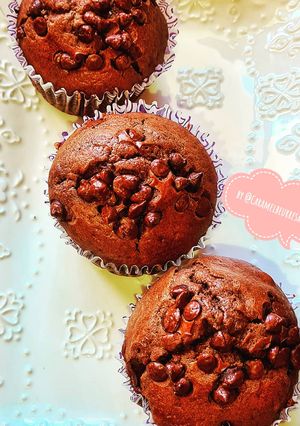 Une photo de Muffins chocolat au café