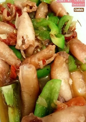 Foto resep Oseng Asin Baby Cumi w/ Cabai Gendot