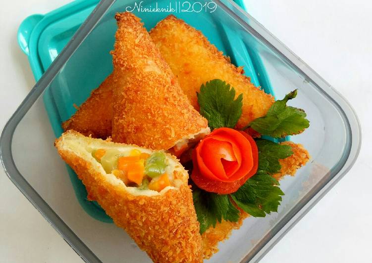 Resep Risowar/Risoles Roti Tawar isi sayur yang Enak