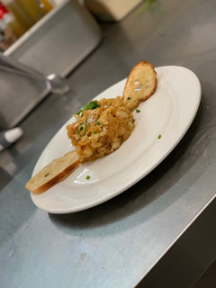 Una foto de Migas de bacalao