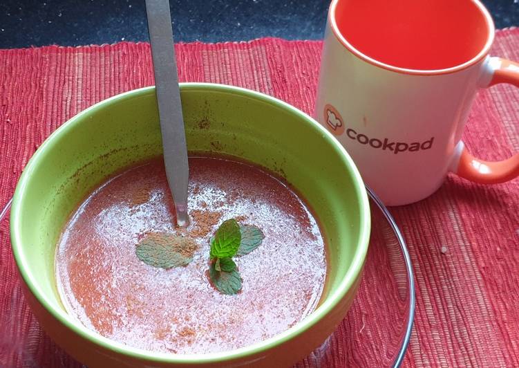 Recipe of Speedy TomatoeSoup,ginger,garlic and cinnamon# themechallenge