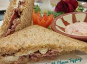 Gambar sandwich daging