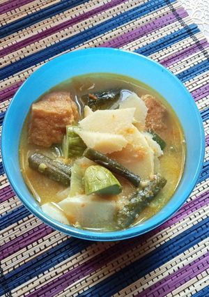 Foto resep Sayur Lodeh Rebung Kacang Panjang dan Tahu