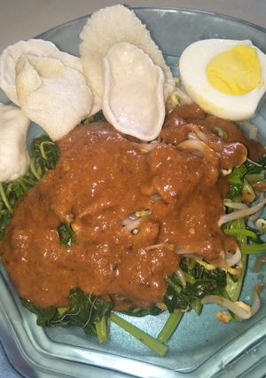 Foto resep Pecel praktis ekonomis