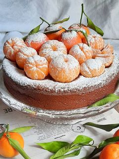 Foto di Bolo de amêndoa e clementina