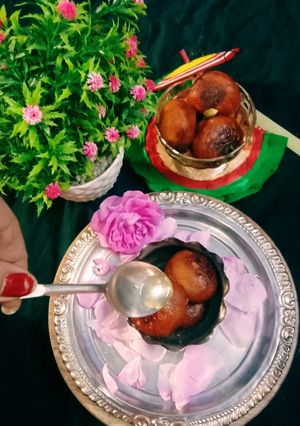রাঙ্গা আলুর পান্তুয়া (ranga alur pantua recipe in Bengali) রেসিপির প্রধান ছবি