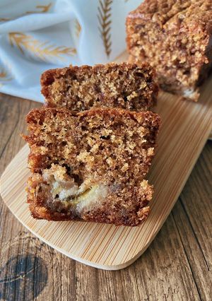 Une photo de Cake choco banane