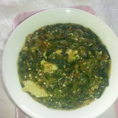 A picture of Okra soup for keto folks.