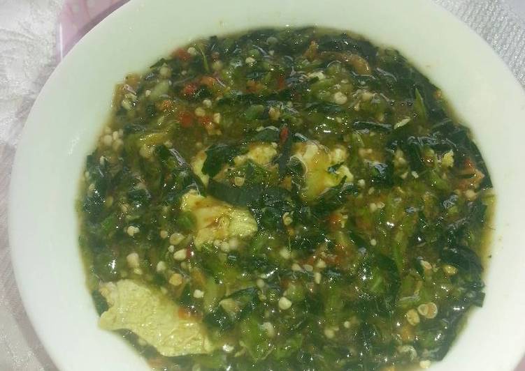 Okra soup for keto folks