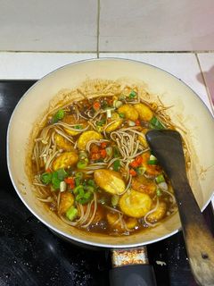 Foto resep Tofu Jamur Enoki