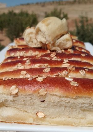 A picture of Samoon Bread (Milk Bread, Pain au Lait).