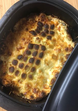 A picture of Zucchini and Ravioli Gratin (Ultra Pro Style).