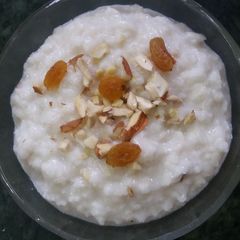 A picture of Dahi chura (poha curd and nuts mix).