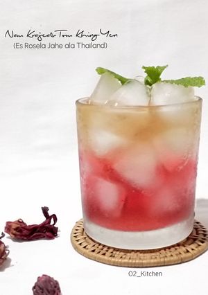 Foto resep Es Rosella Jahe ala Thailand