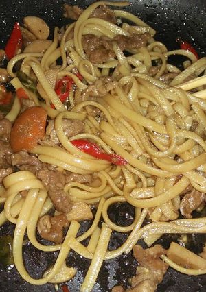 Foto resep Fetucine lada hitam