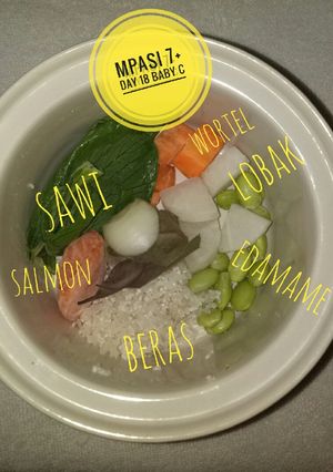 Foto resep Mpasi 7+ day 18 baby c