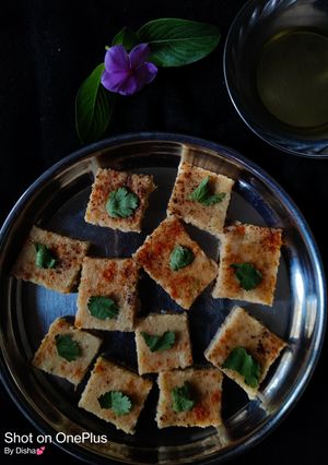 હેલ્થી ઓટ્સ સોજી ઢોકળા (Healthy Oats Sooji Dhokla Recipe In Gujarati) રેસીપી મુખ્ય ફોટો