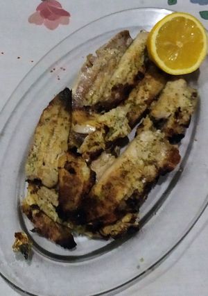 Una foto de Filetes de sardina marinados a la brasa