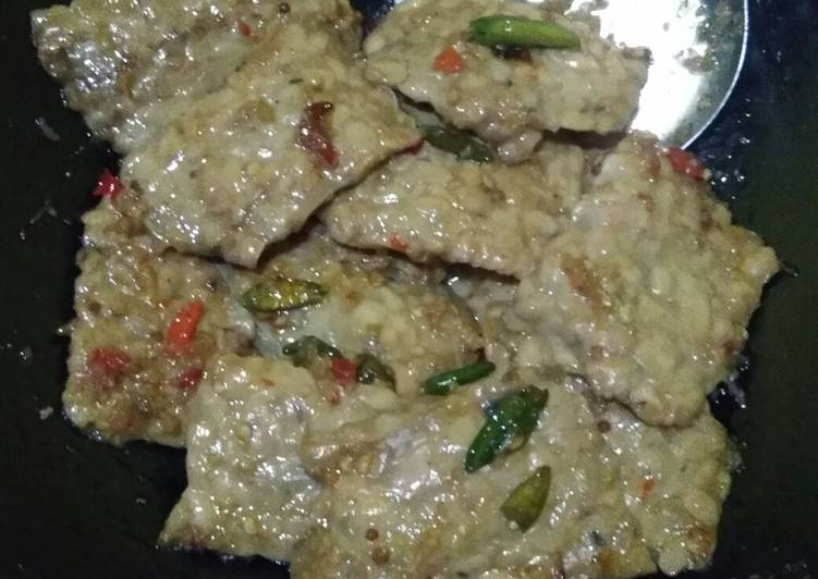 Tempe gembes (resep keluarga)