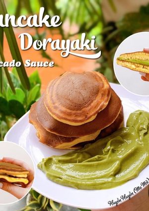 Hình của món Pancake Dorayaki_Avocado Sauce.