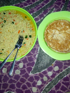 A picture of Indomie da kwai.