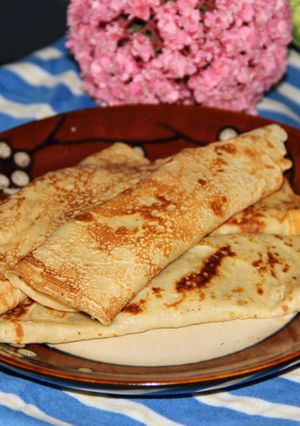 A picture of Madakku San / Love Letters / Eylanchi- Kerala Style Coconut Filled Pancakes.