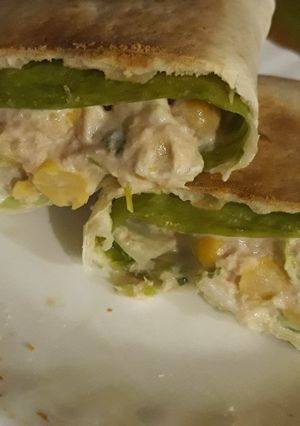 Una foto de Burrito de garbanzos