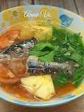 Canh cá chuồn nấu ngót