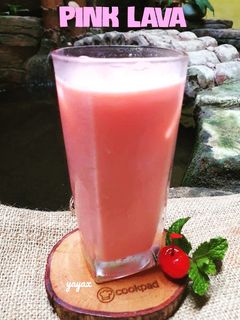 Foto resep Pink Lava