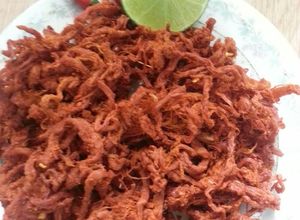 Hình của món Thịt heo khô.