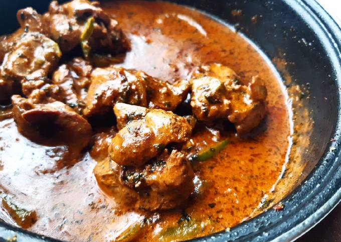 Recipe of Quick Creamy coconut chicken livers - Easy Recipes for Beginners