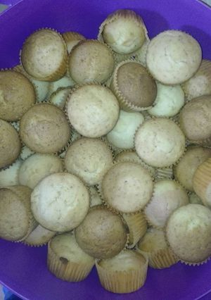 A picture of Strawberry cup cakes.