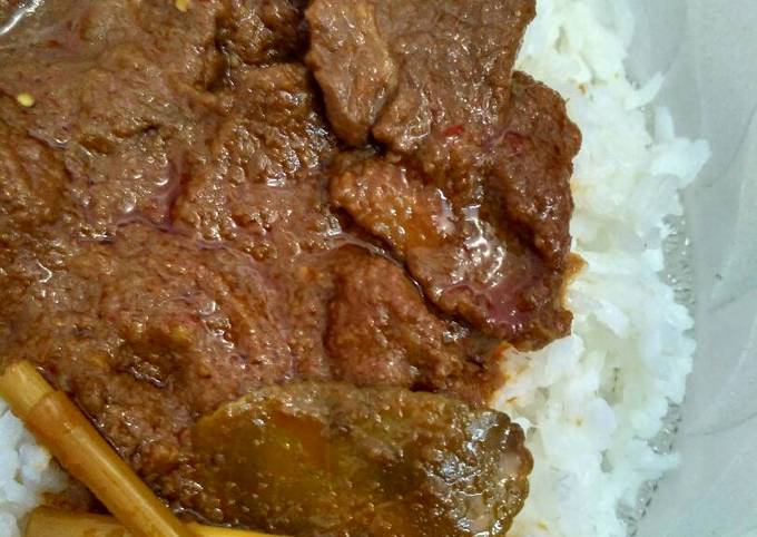 Idul Adha: Rendang Daging Kambing