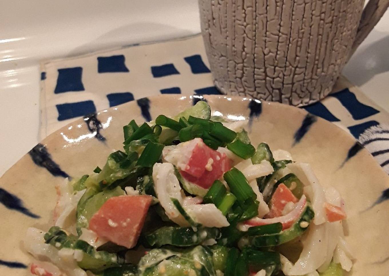 Imitation Crab, Shio Koji Japanese Cucumber Salad