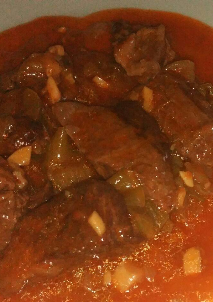 Una foto de Carne al toro