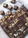 Brownies Chewy dengan Cream Cheese